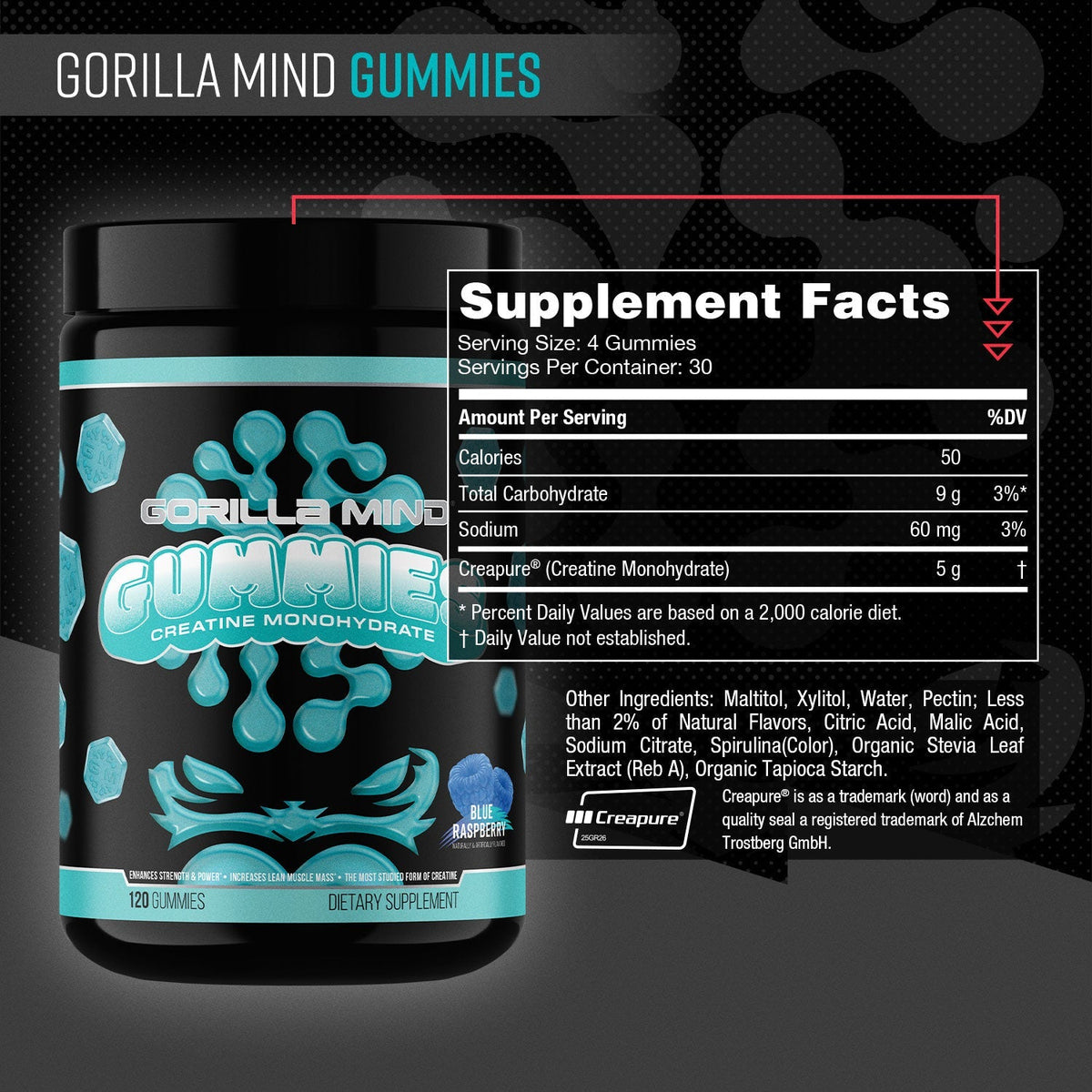 Gorilla Mind Creatine Gummies