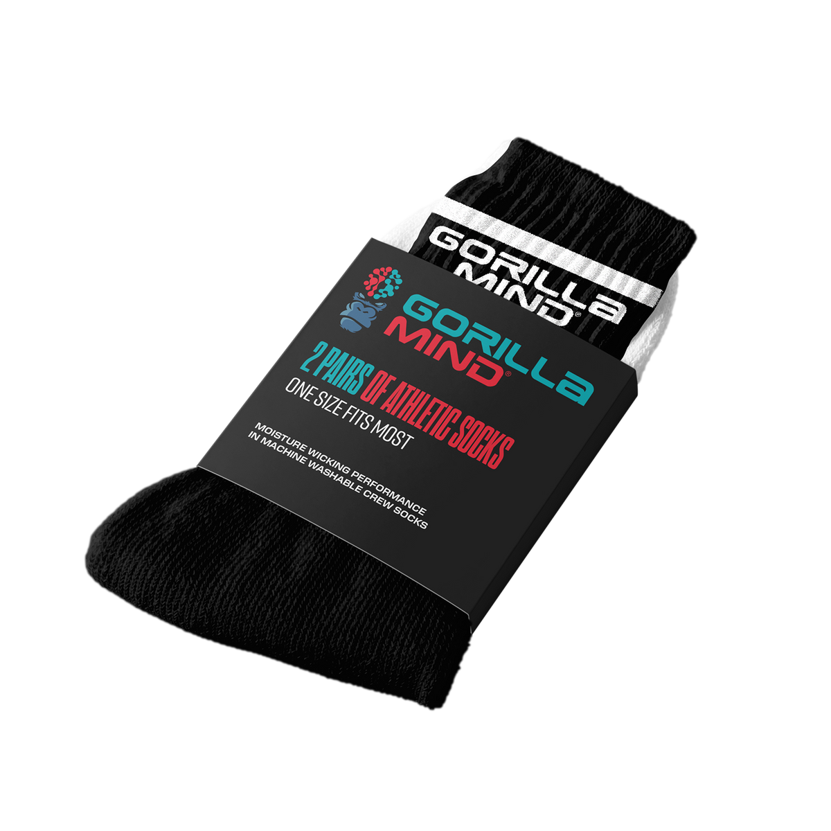 Gorilla Mind Athletic Crew Socks